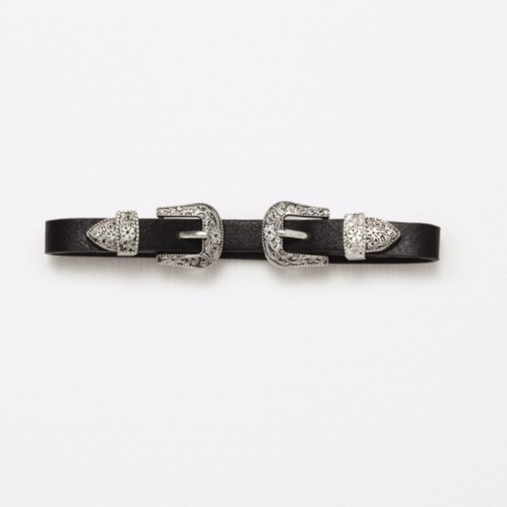 Zara western buckle choker